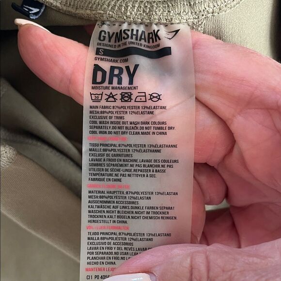 Gymshark Khaki Leggings size S GUC - Picture 4 of 5